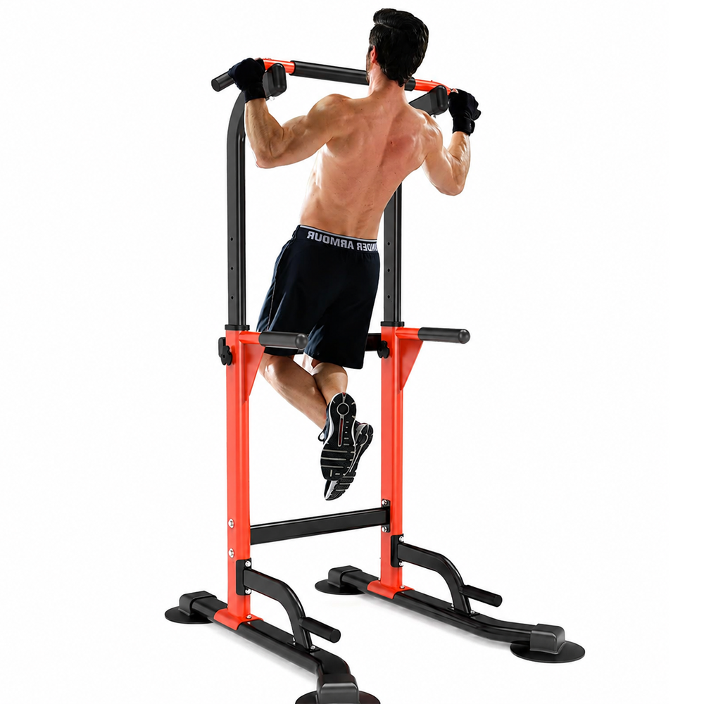 Power Tower Pull Up Bar Dip Station