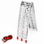 Folding Loading Ramp 230cm Heavy Duty Aluminium Access Ramp for Motorcycle, ATV, Trailer & Lawn Equipment