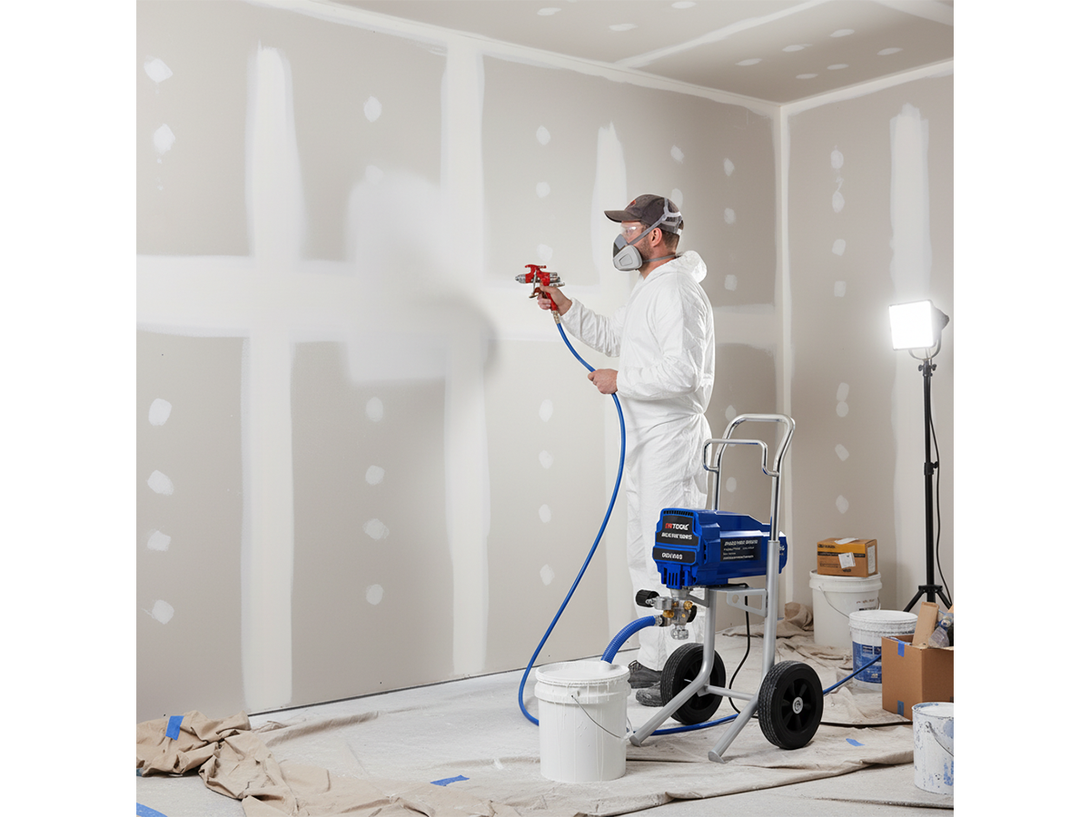 Airless Paint Sprayer 1800W Electric Paint Spray Machine 2900 PSI High Pressure Paint Sprayer