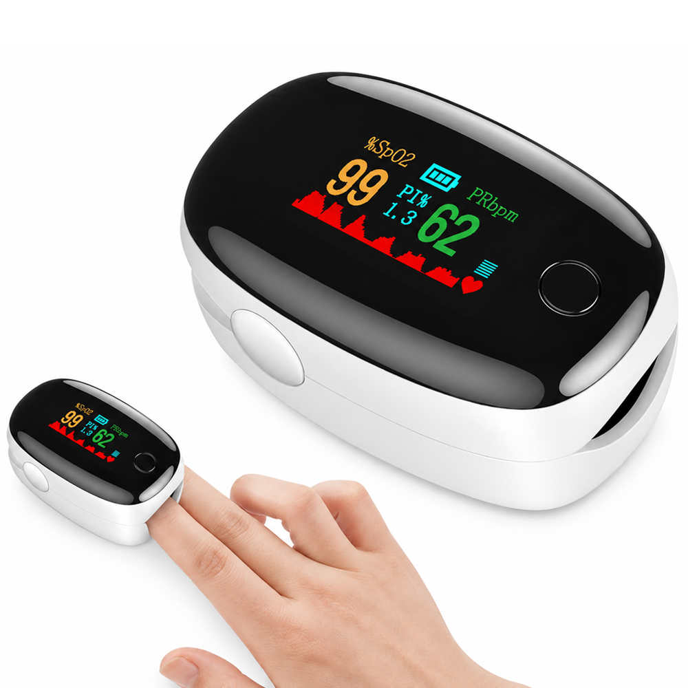 Finger Pulse Oximeter Professional Blood Oxygen Monitor