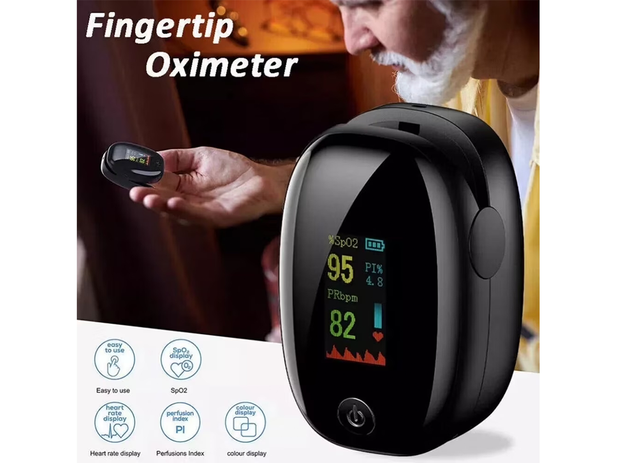 Fingertip Pulse Oximeter Portable Blood Oxygen Monitor