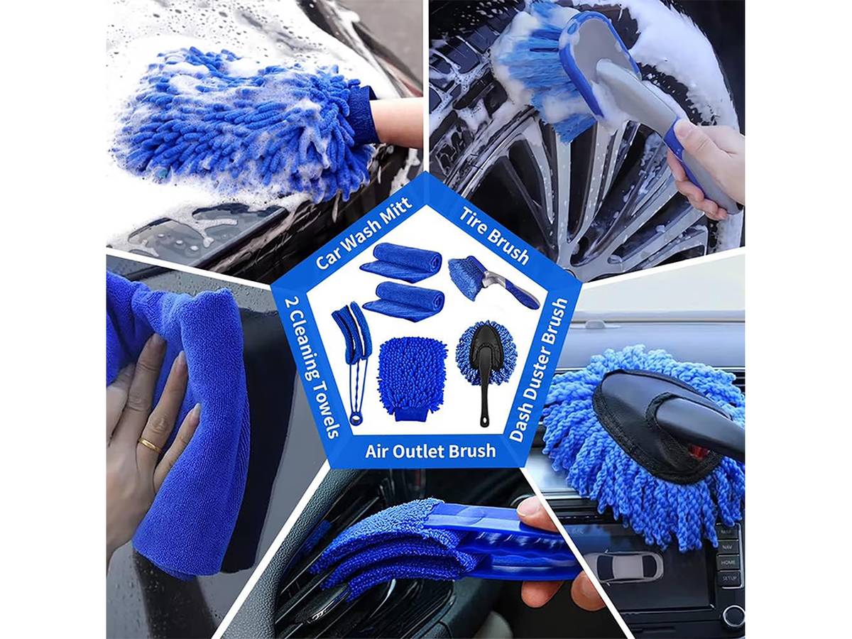 27 PCS Set Ultimate Car Detailing Kit Drill Brush and Polishing Pad