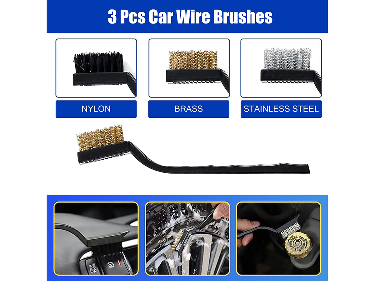 27 PCS Set Ultimate Car Detailing Kit Drill Brush and Polishing Pad