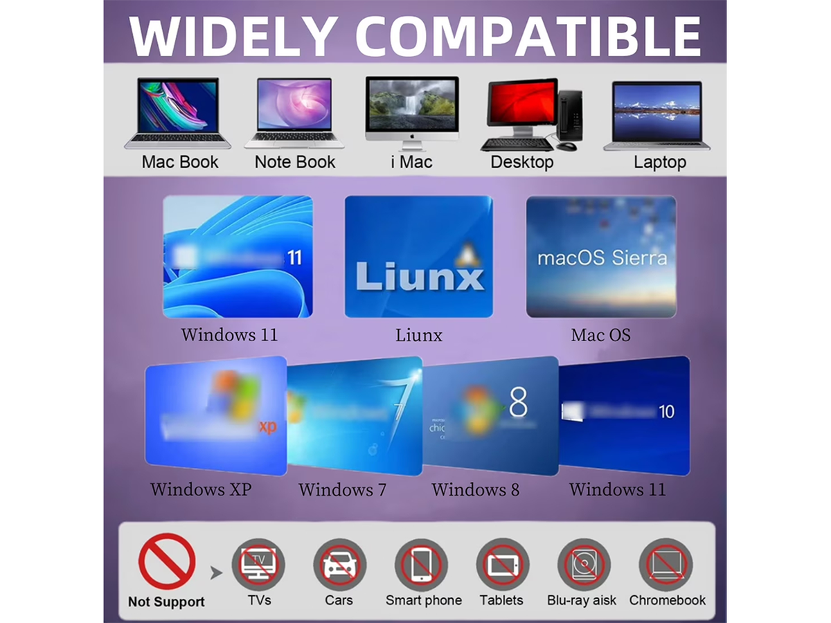External CD DVD Drive USB 3.0 Burner