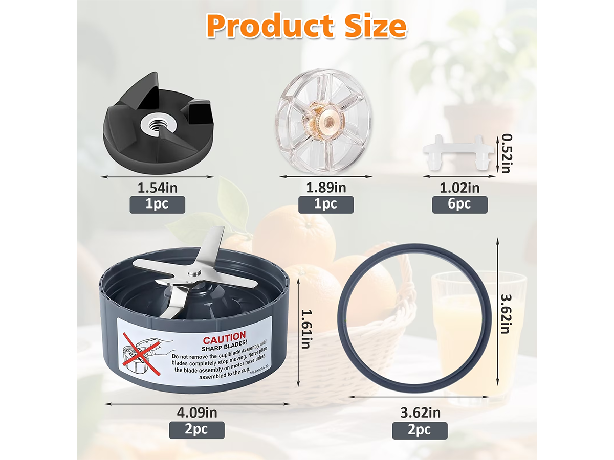 Nutribullet Blade 2 Pack Replacement Extractor Blade Set for 600W & 900W Blenders