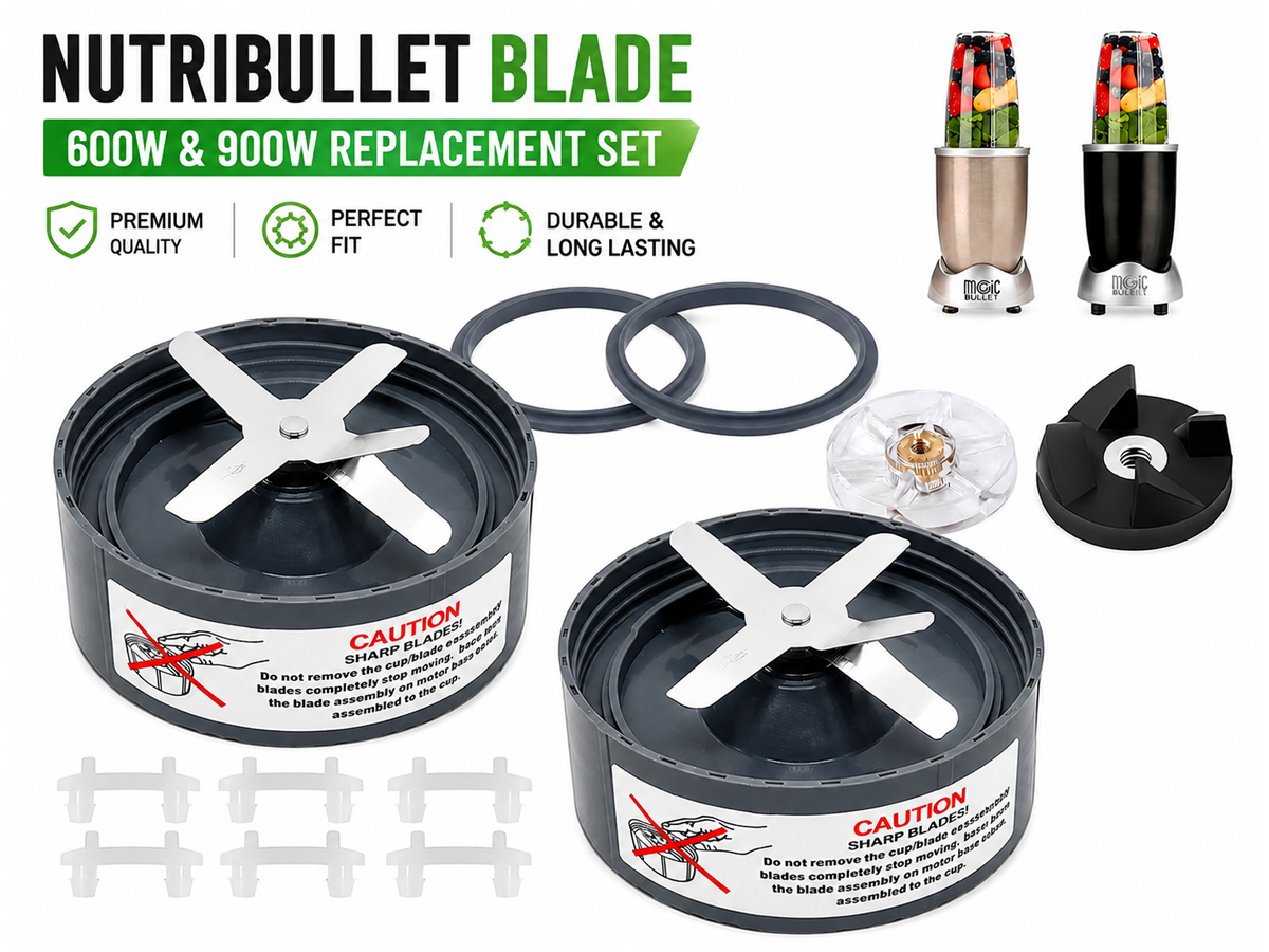 Nutribullet Blade 2 Pack Replacement Extractor Blade Set for 600W & 900W Blenders