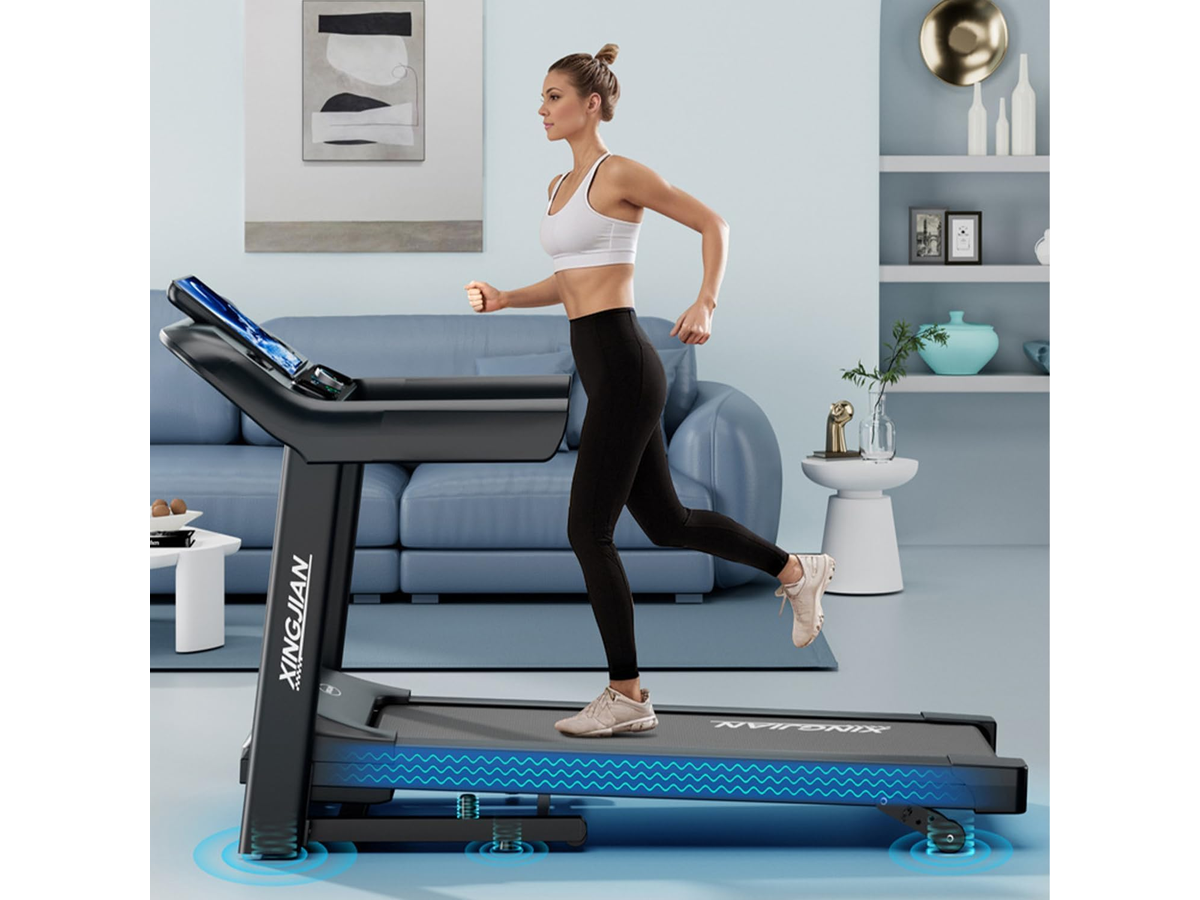 2HP Incline Treadmill Home Folding Running Treadmill
