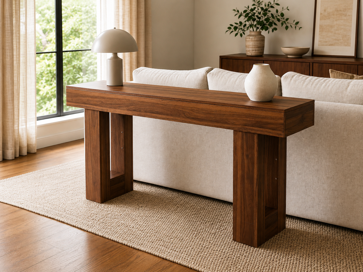 Console Table Hallway Table 160CM Long Farmhouse Entryway Sofa Table