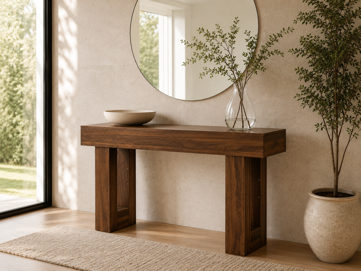 Console Table Hallway Table 160CM Long Farmhouse Entryway Sofa Table