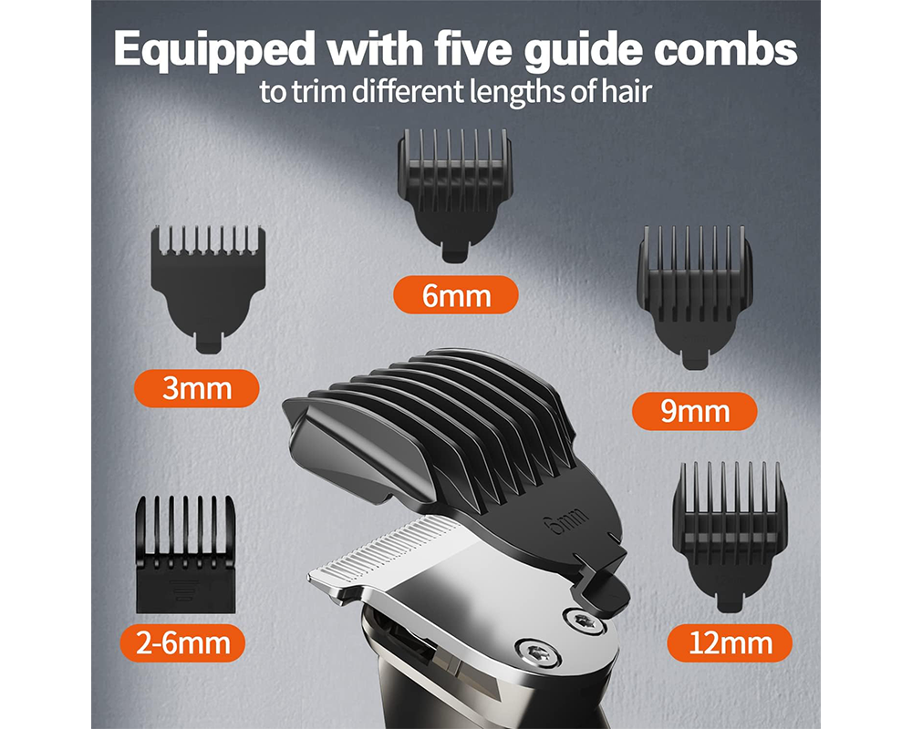 Cordless Grooming Trimmer - Multifunction Rechargeable Grooming Kit