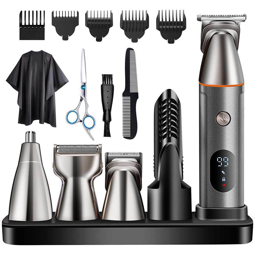 Cordless Grooming Trimmer - Multifunction Rechargeable Grooming Kit