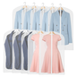 10 PCS Hanging Garment Bags Waterproof Clothing Storage Covers