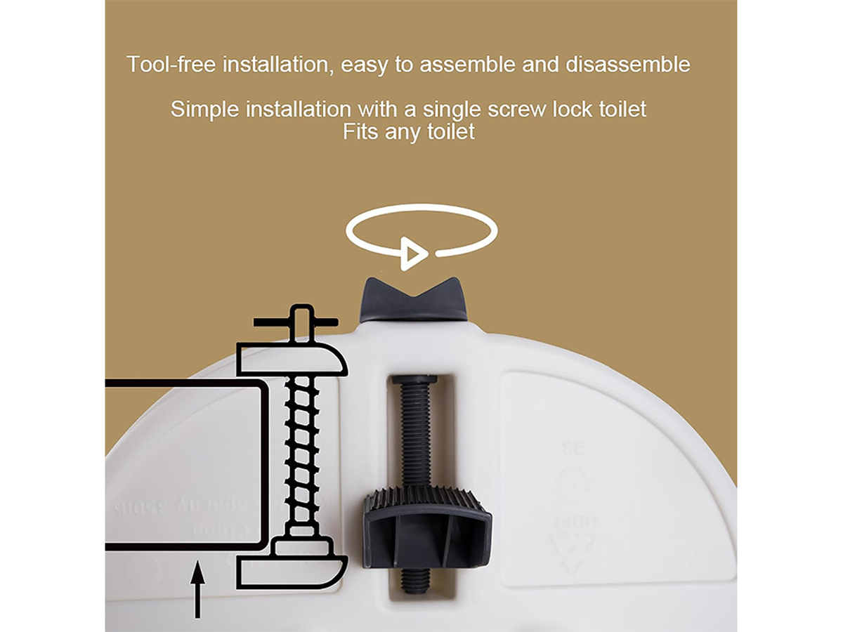 Toilet Seat Riser for Seniors, Handicap Pregnancy Support