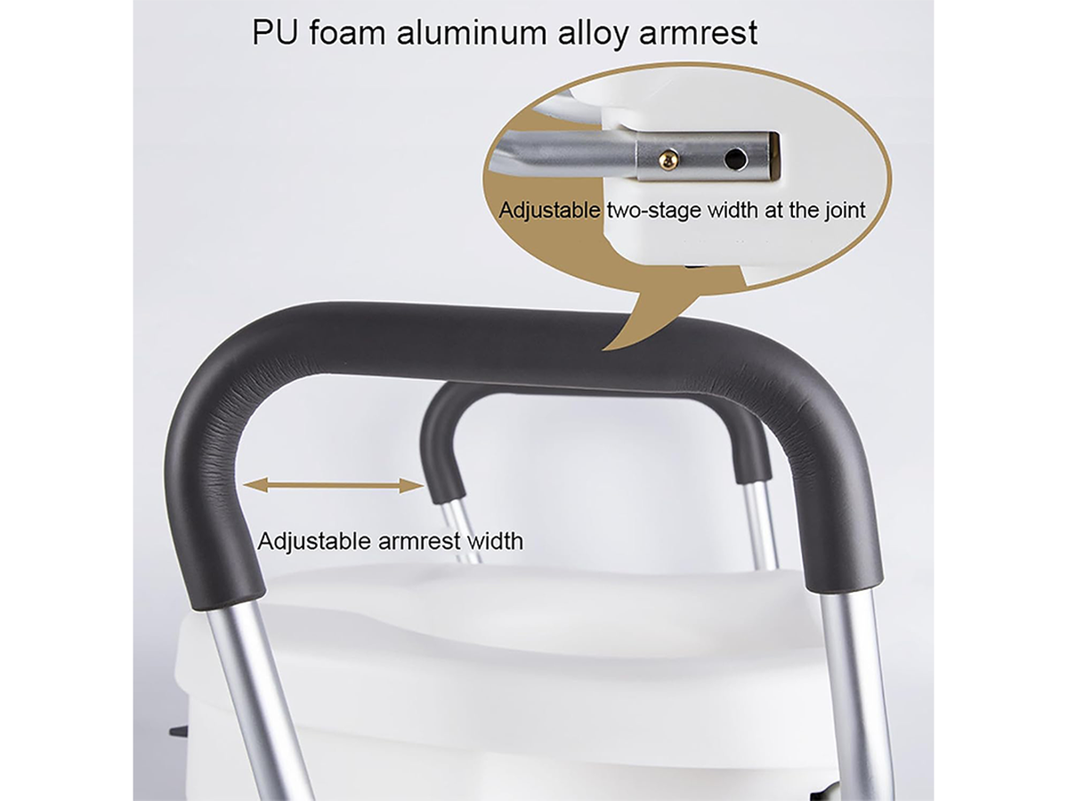 Toilet Seat Riser for Seniors, Handicap Pregnancy Support