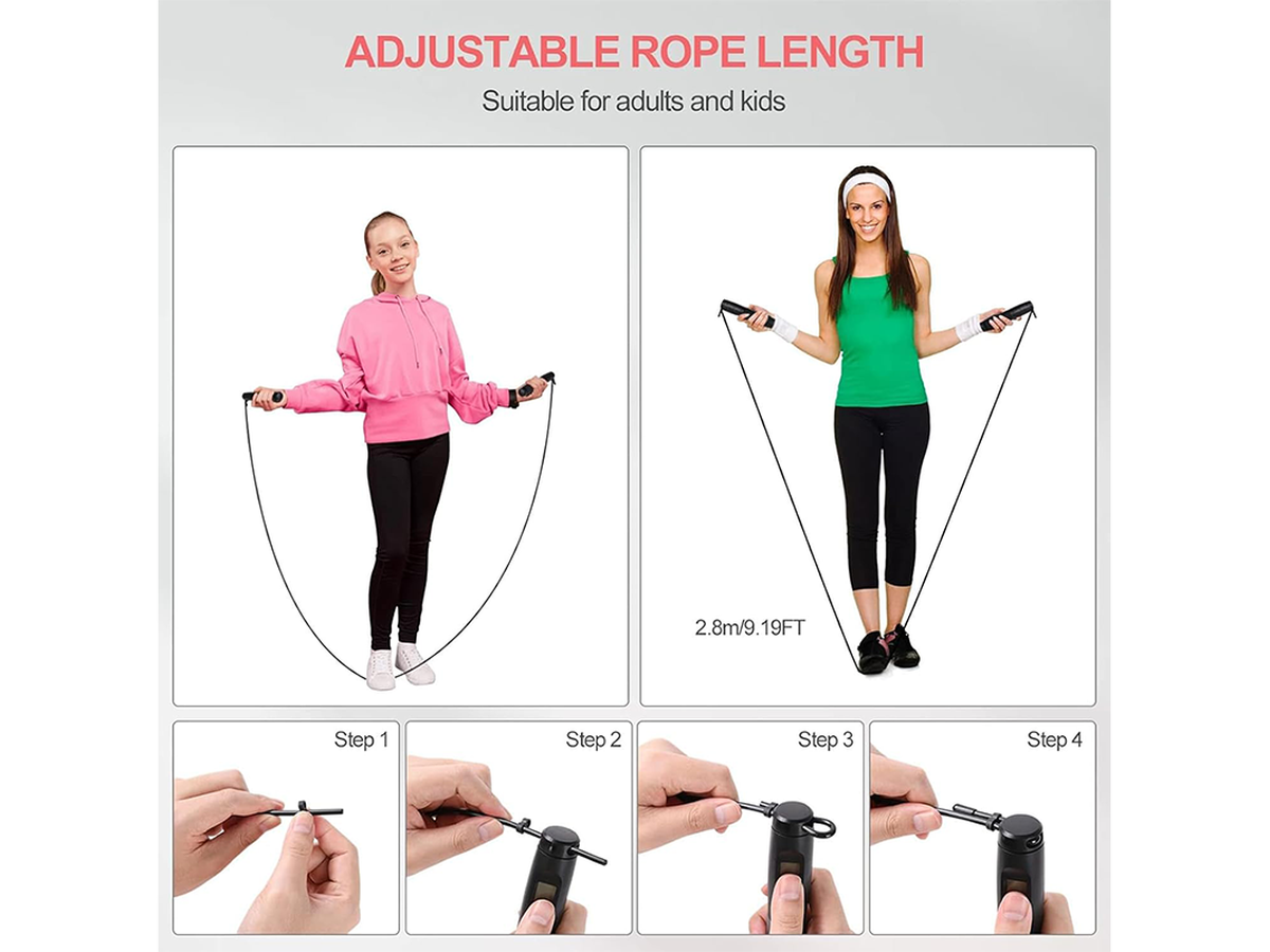 Smart Skipping Rope Digital Fitness Jump Rope with Counter