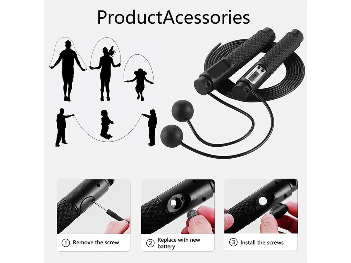 Smart Skipping Rope Digital Fitness Jump Rope with Counter