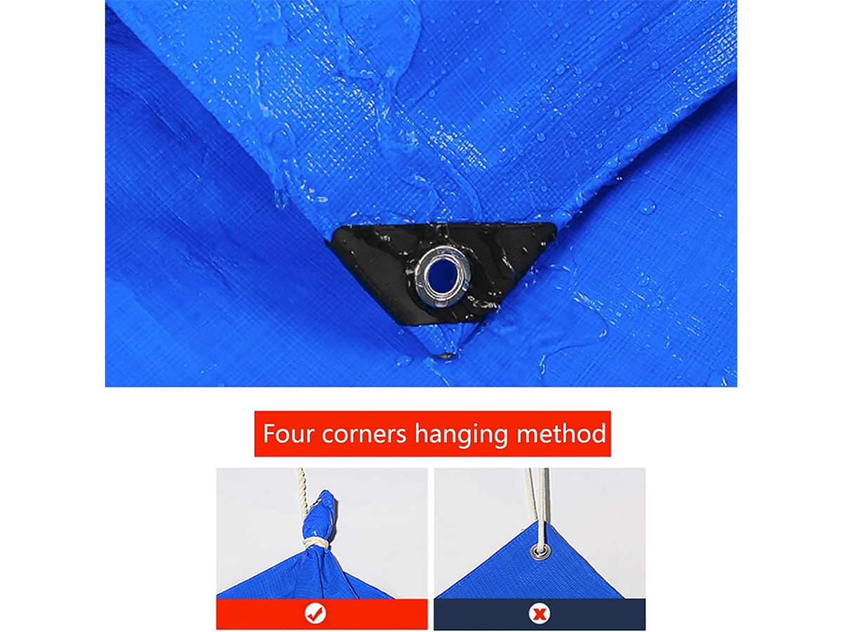 Tarp Heavy Duty Tarpaulin Tarps Waterproof 2 x 5 m Cover