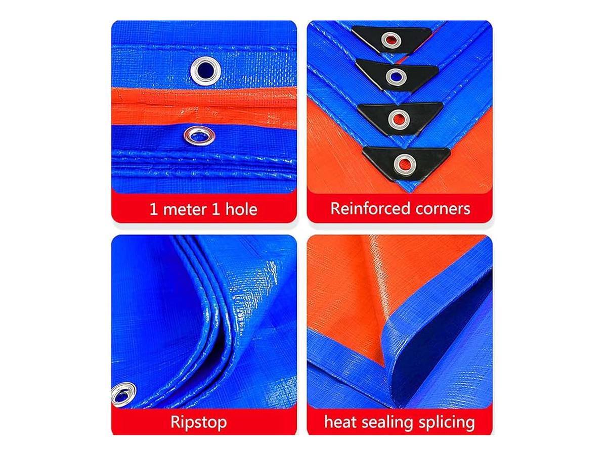 Tarp Heavy Duty Tarpaulin Tarps Waterproof 2 x 5 m Cover