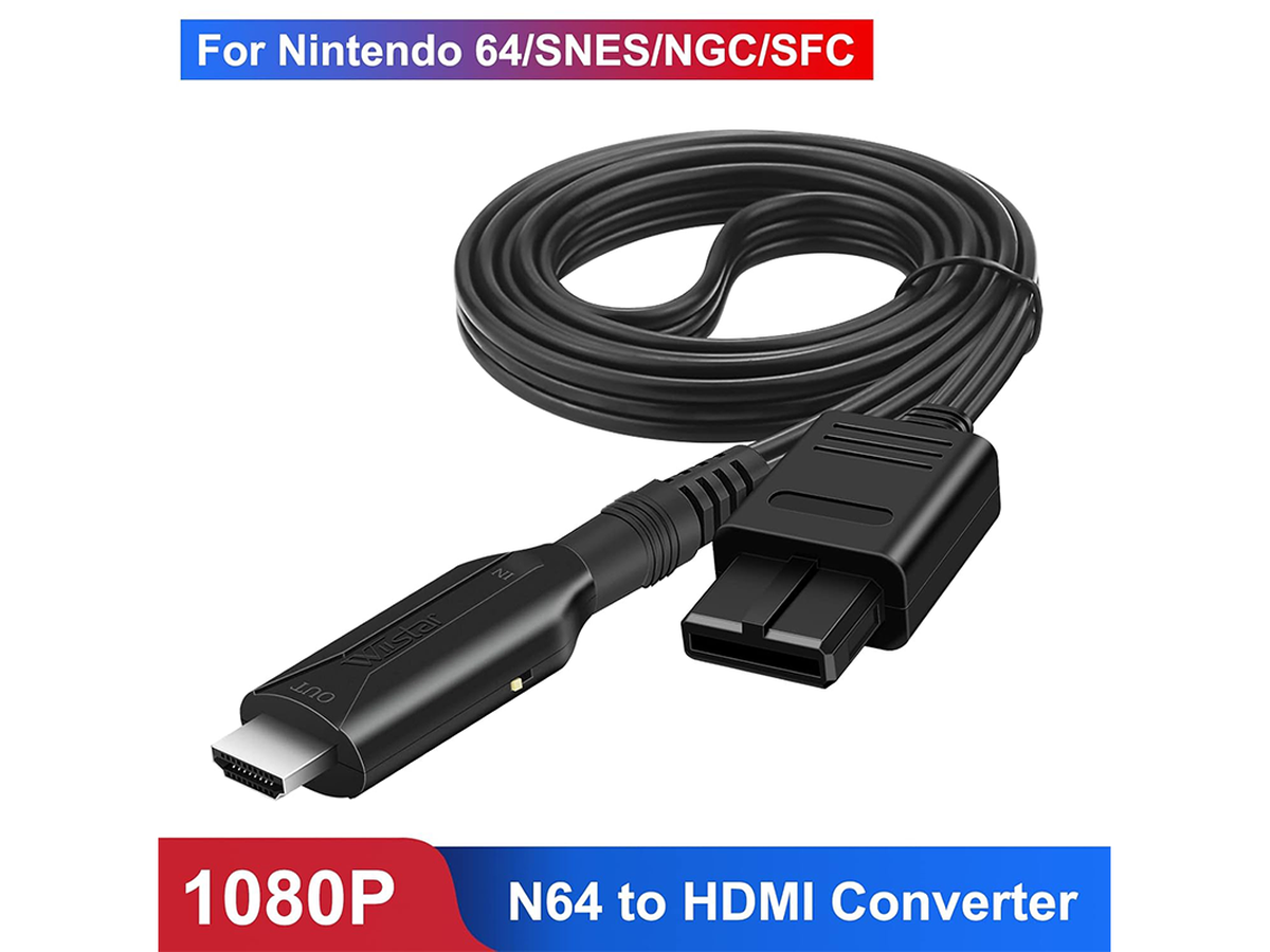 Wii to HDMI Converter N64 HDMI Adapter Cable 1080P