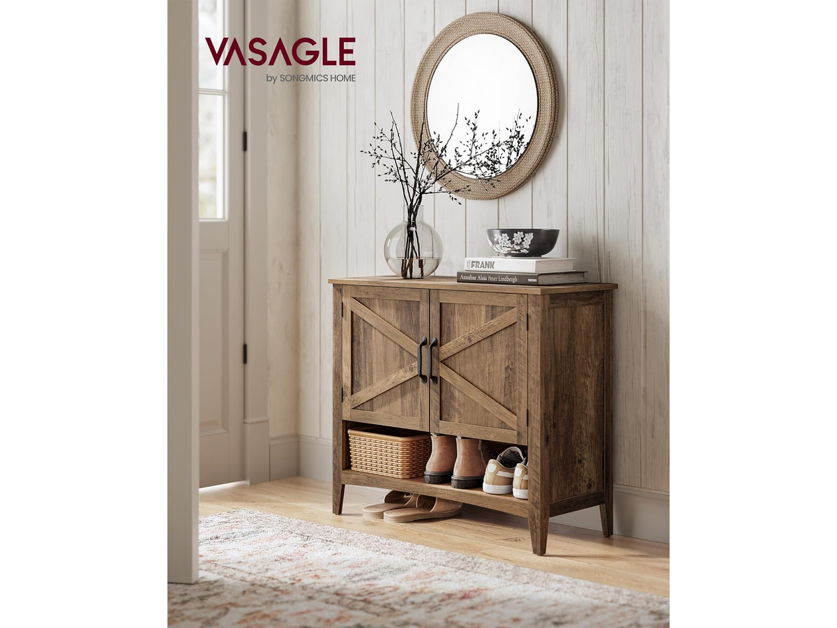 Shoe Cabinet 3 Tier Shoe Storage Organizer with Adjustable Shelf