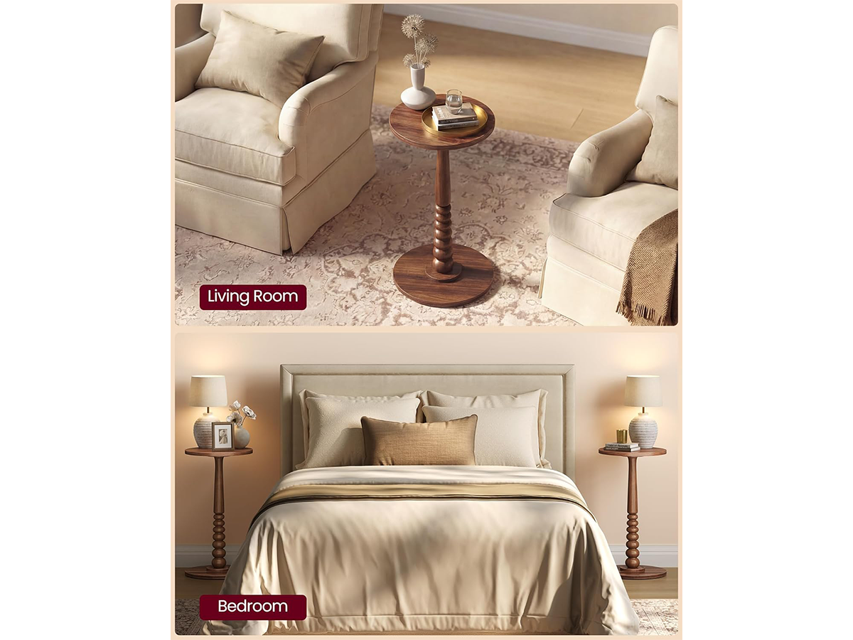 Side Table Round End Table
