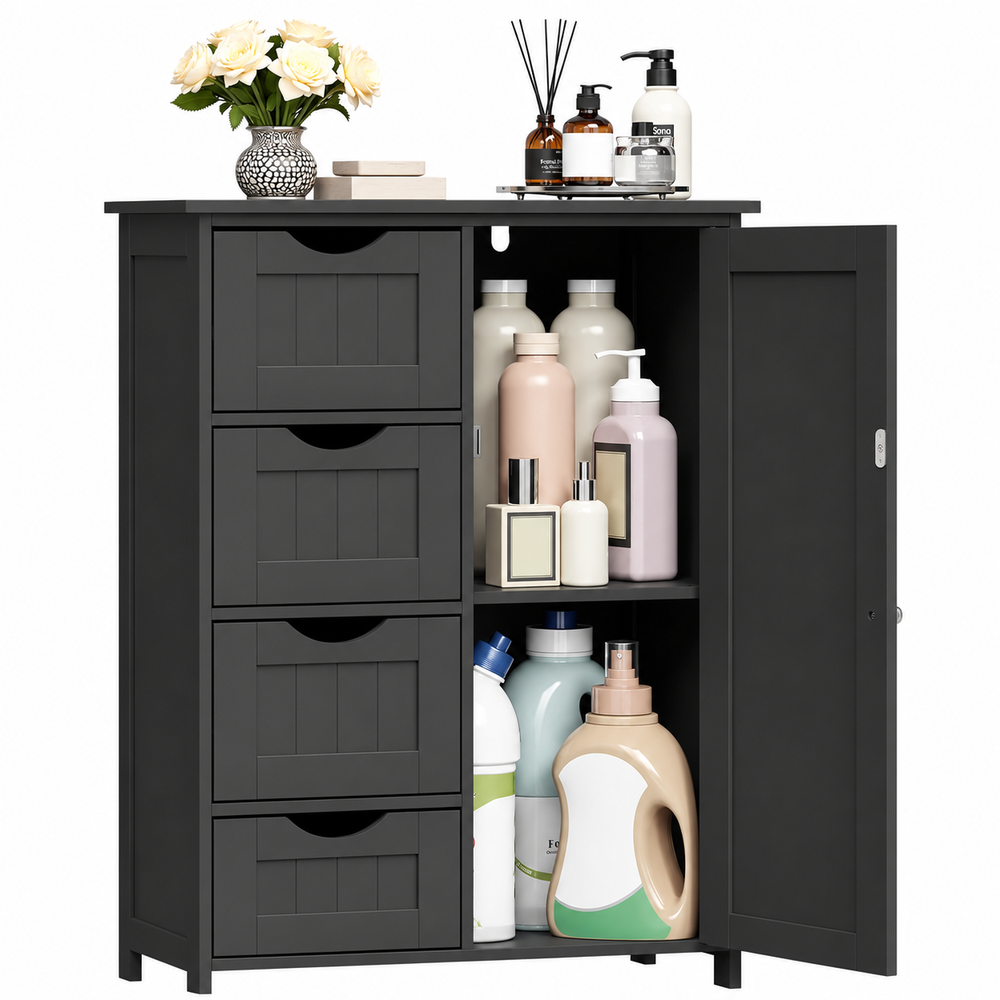 Bathroom Floor Storage Cabinet