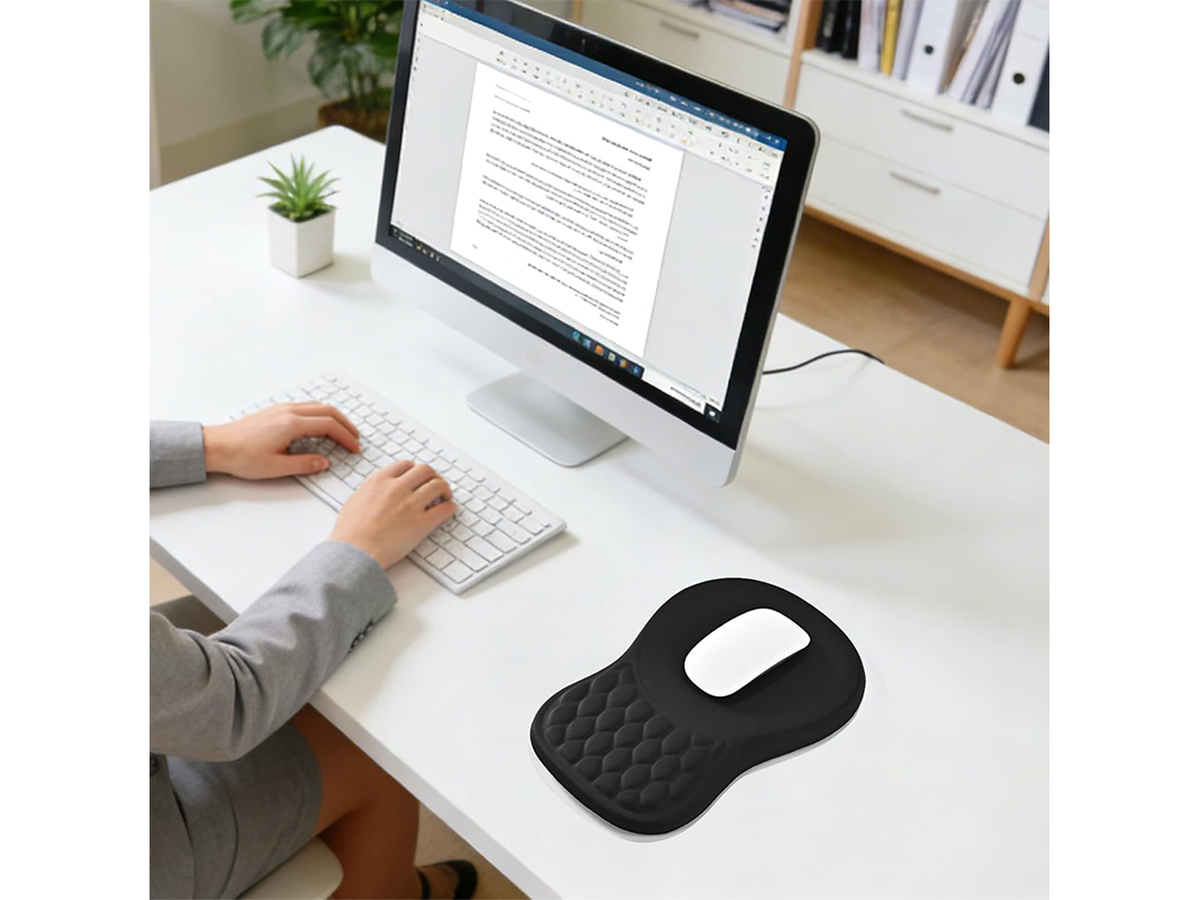 Ergonomic Mouse Pad with Wrist Rest Memory Foam Mousepad