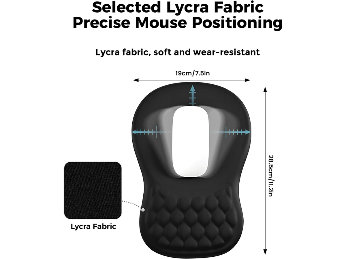Ergonomic Mouse Pad with Wrist Rest Memory Foam Mousepad