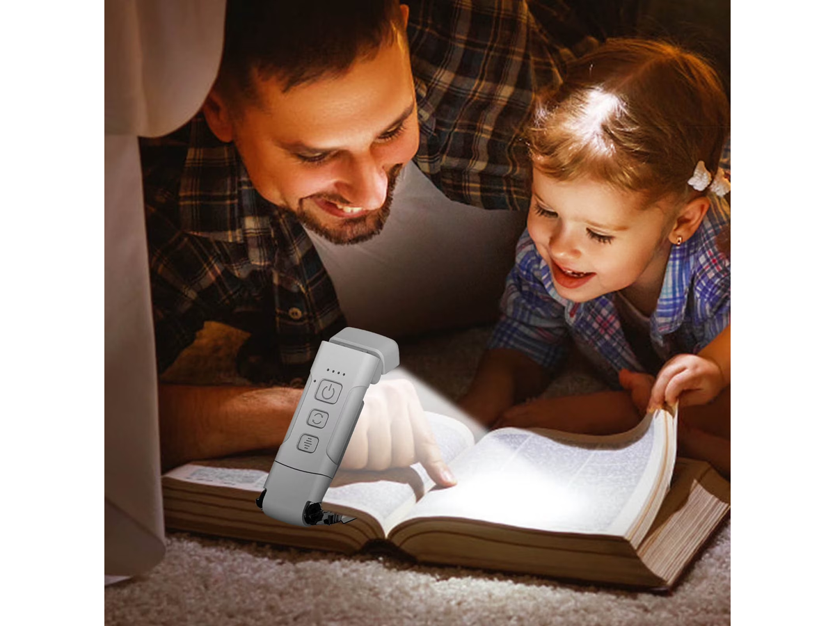 Rechargeable LED Reading Light Flexible Clip Book Lamp USB Rechargeable Reading Lamp
