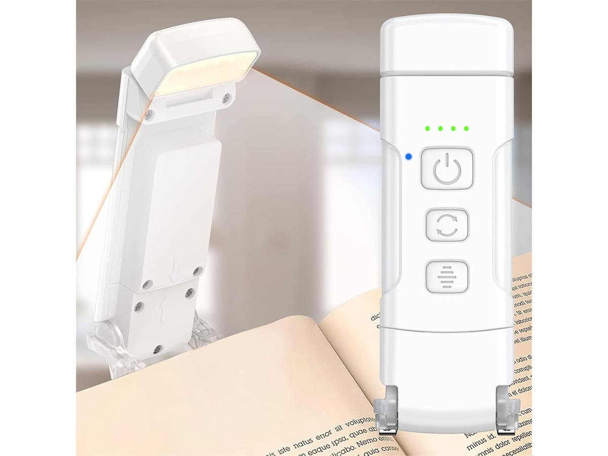 Rechargeable LED Reading Light Flexible Clip Book Lamp USB Rechargeable Reading Lamp
