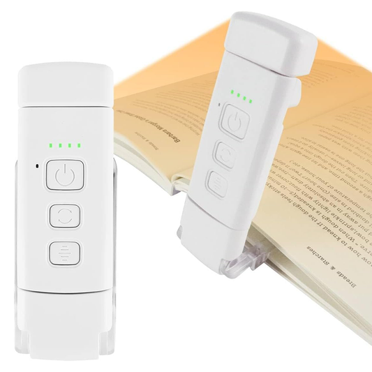Rechargeable LED Reading Light Flexible Clip Book Lamp USB Rechargeable Reading Lamp