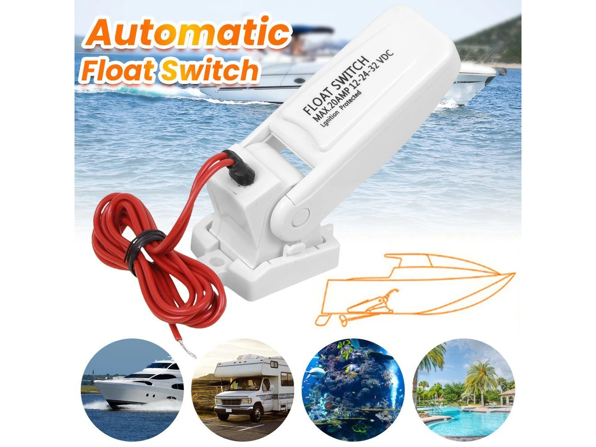 Marine Bilge Pump Float Switch Automatic DC Float Controller