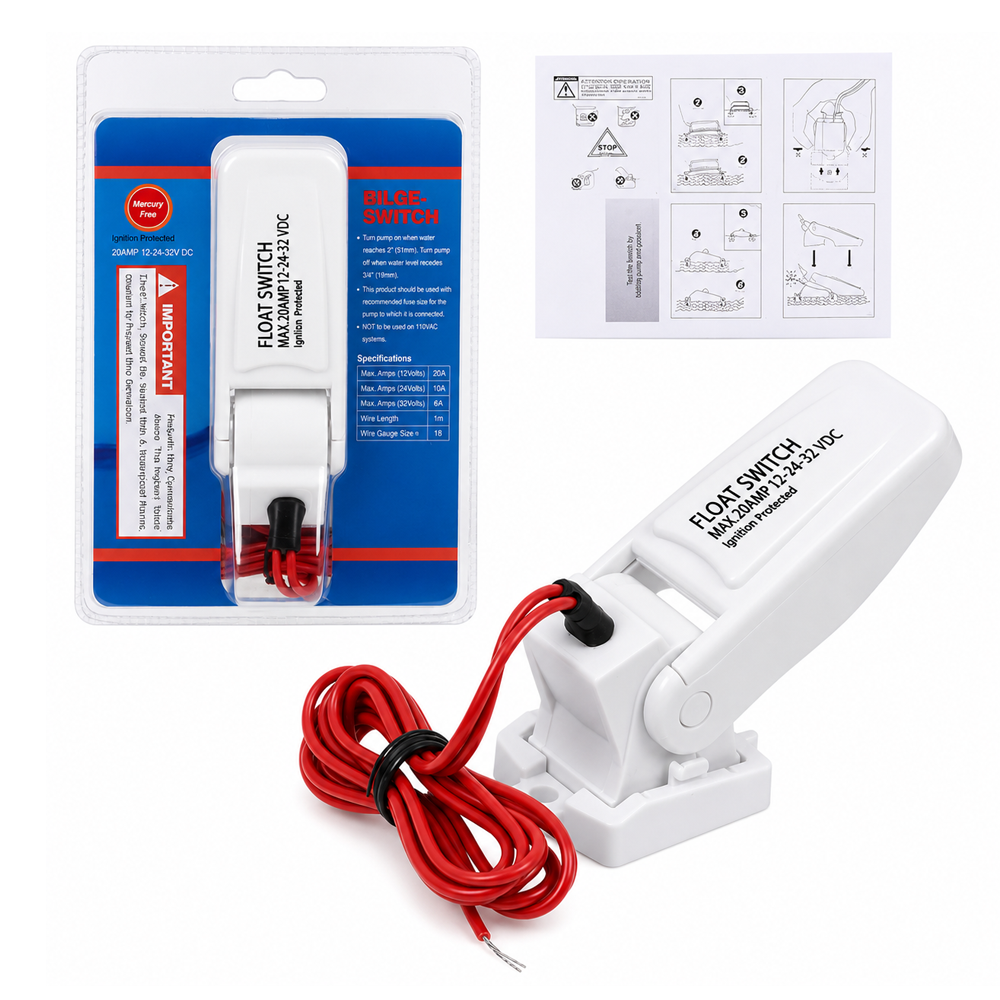 Marine Bilge Pump Float Switch Automatic DC Float Controller