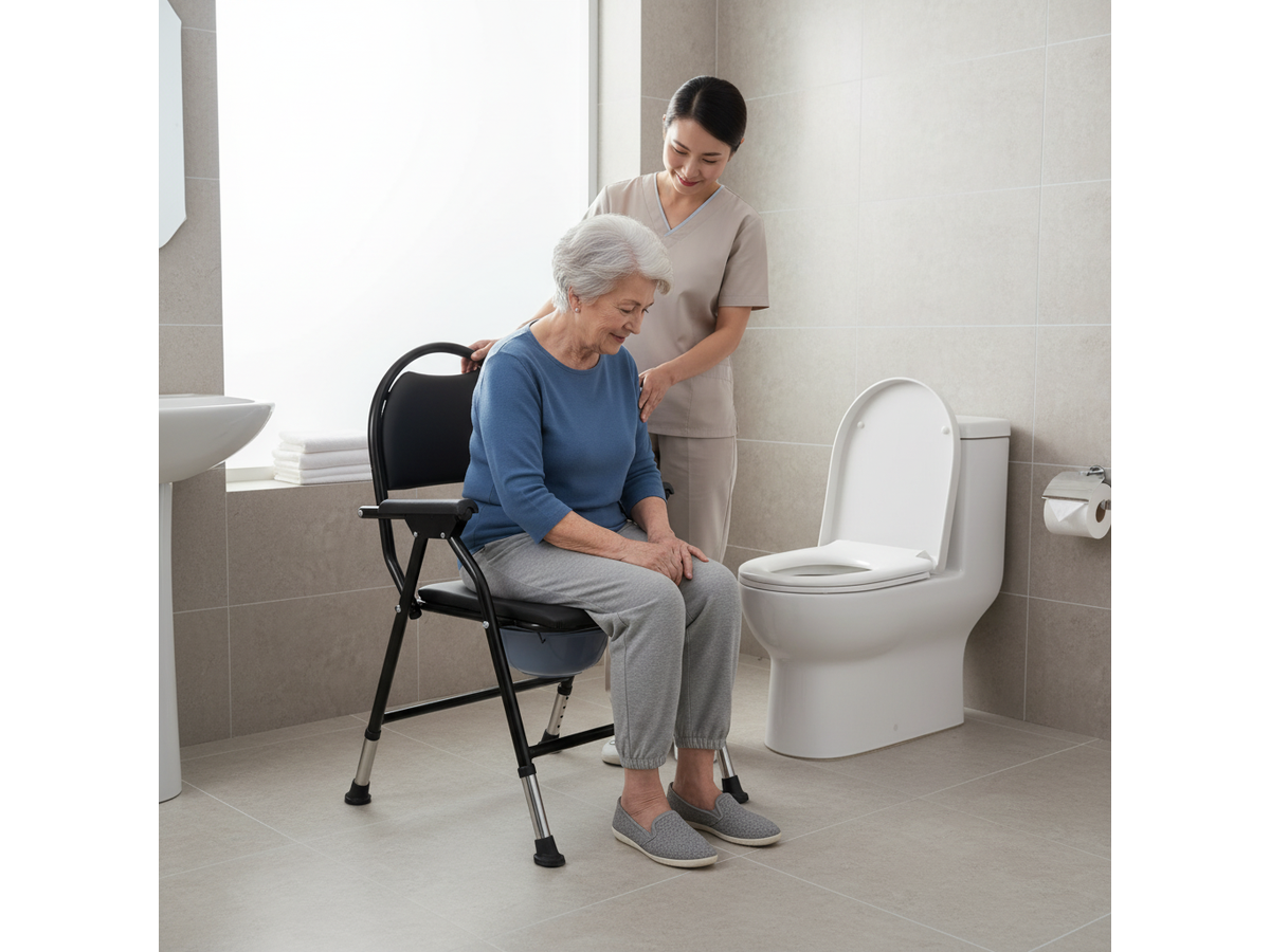 Shower Toilet Commode Chair