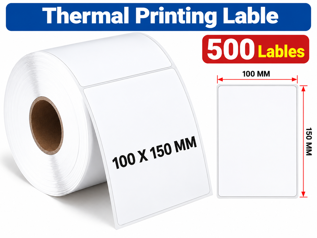 Thermal Printing Label 100 X 150MM 500 Labels Roll