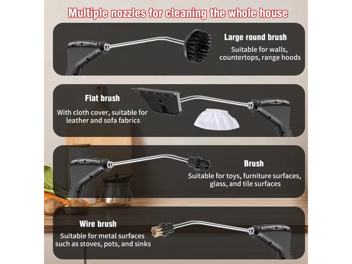Handheld Steam Cleaner 2500W High Pressure Cleaning Machine
