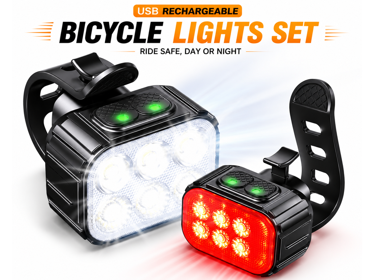 Rechargeable Bicycle Lights Waterproof