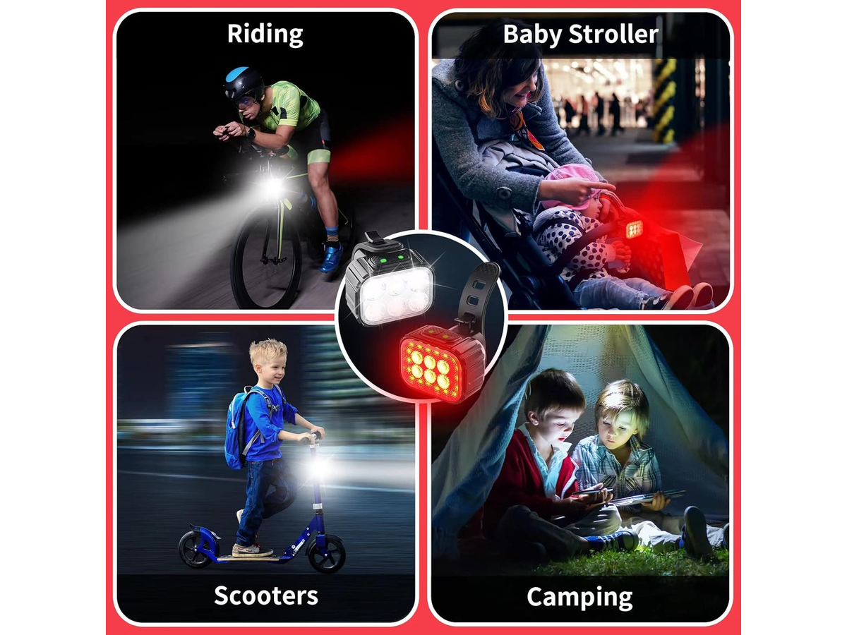Rechargeable Bicycle Lights Waterproof