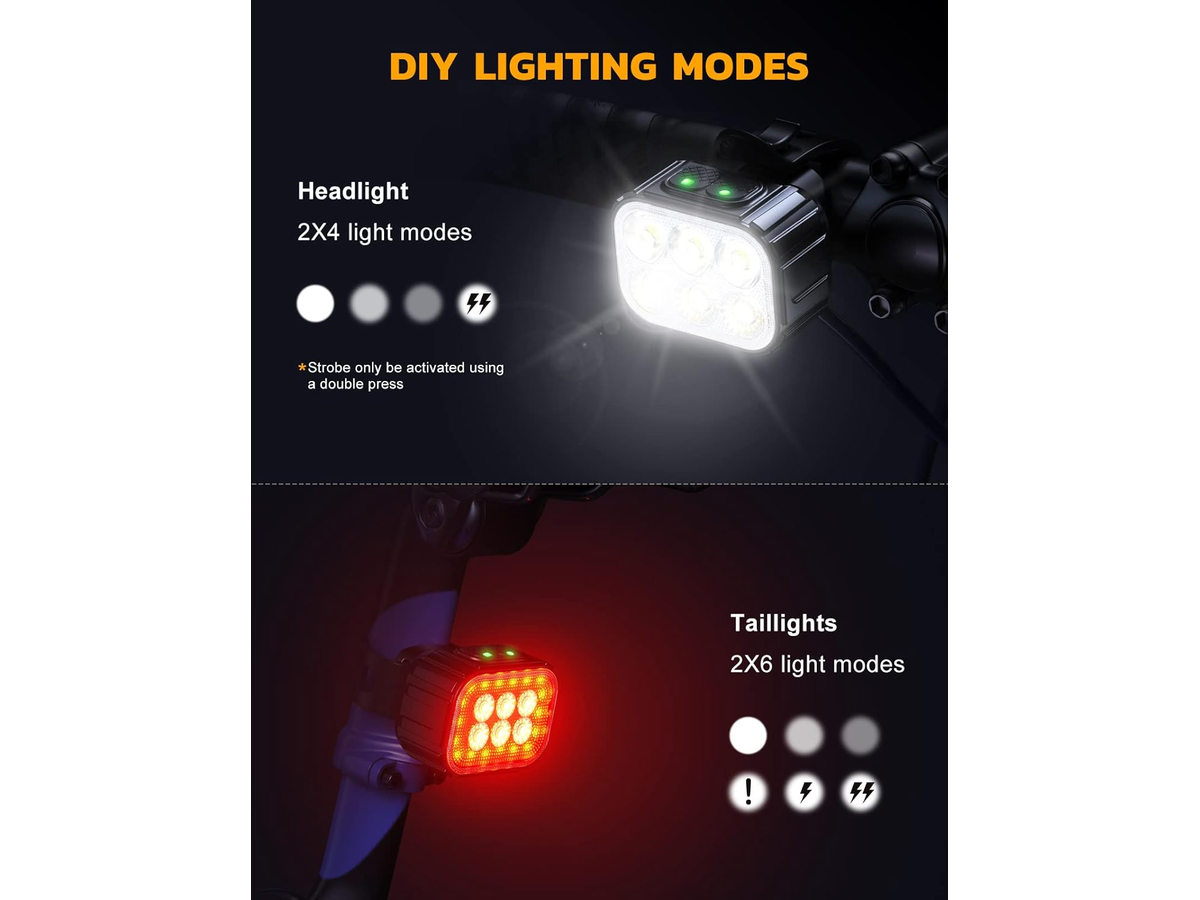 Rechargeable Bicycle Lights Waterproof