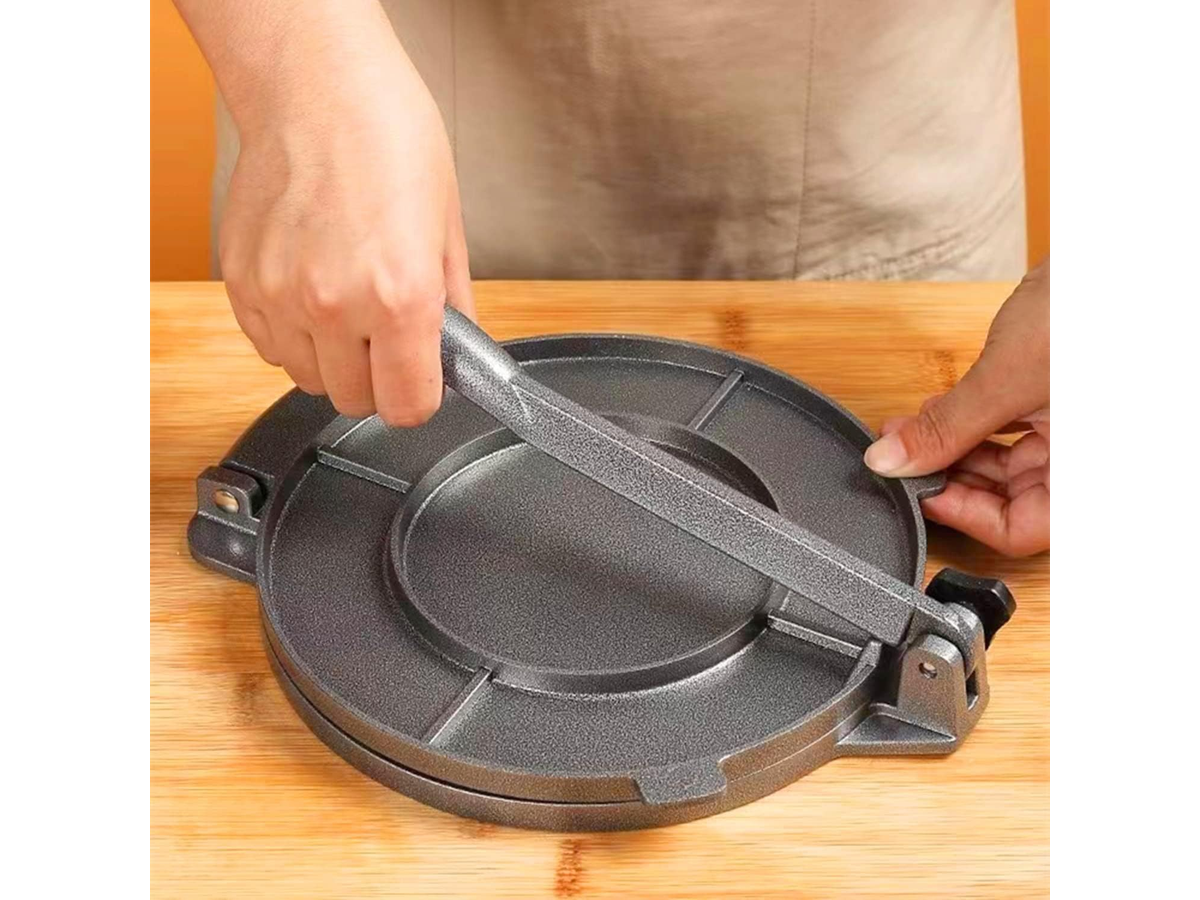Cast Iron Tortilla Press 20 cm Heavy Duty Tortilla Maker