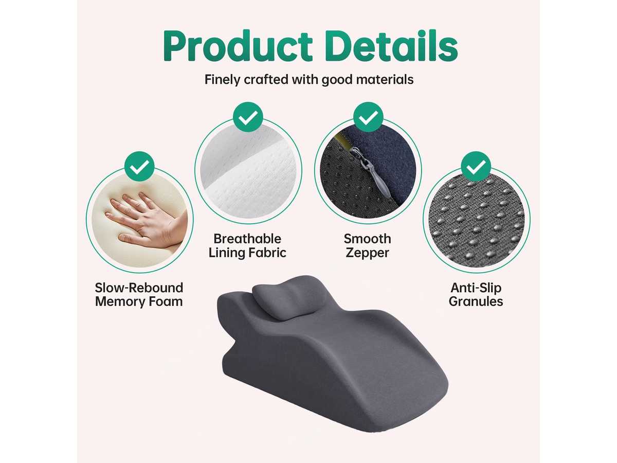 Couples Intimacy Pillow Wedge Memory Foam Pillow