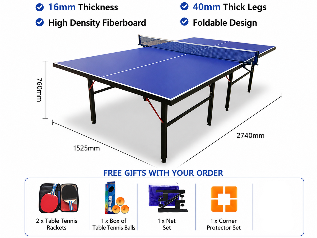 Table Tennis Table Foldable Indoor Ping Pong Table