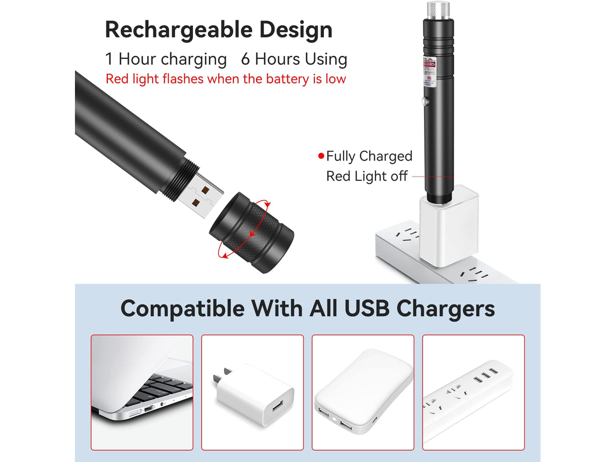 Rechargeable Laser Pointer Pen