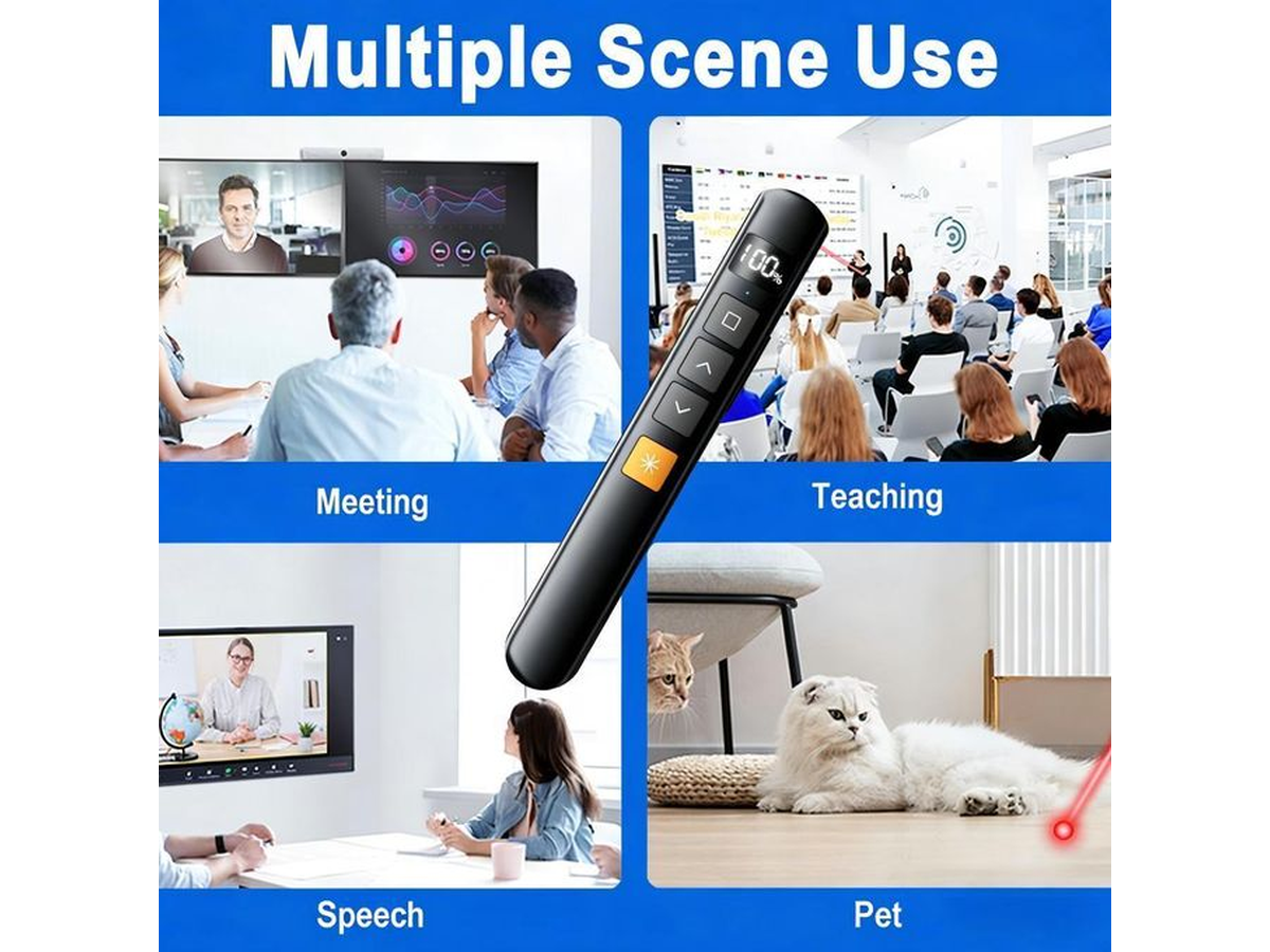 Wireless Presenter Remote 2.4GHz Presentation Clicker