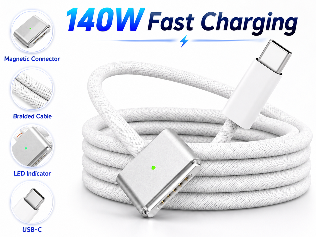 USB C to Magsafe 3 Charging Cable 140W Fast Charging Cable for MacBook Pro & MacBook Air