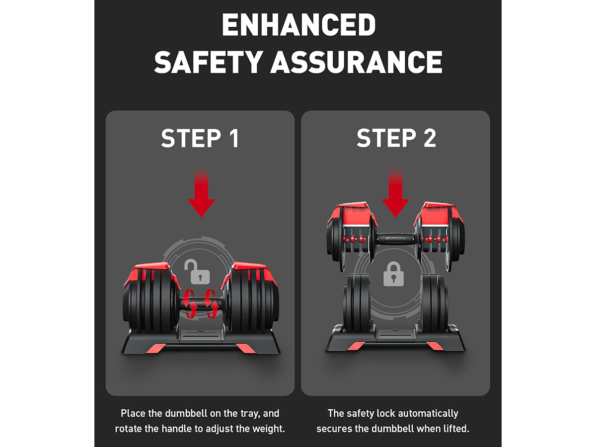 3 in 1 Adjustable Dumbbell Set