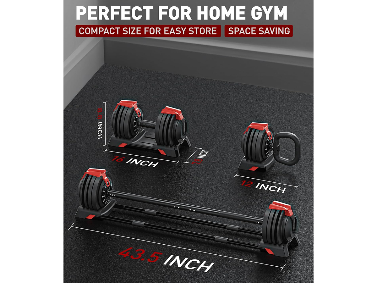 3 in 1 Adjustable Dumbbell Set