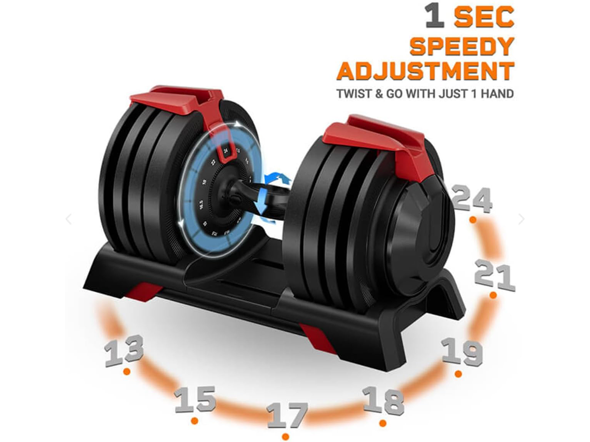 3 in 1 Adjustable Dumbbell Set