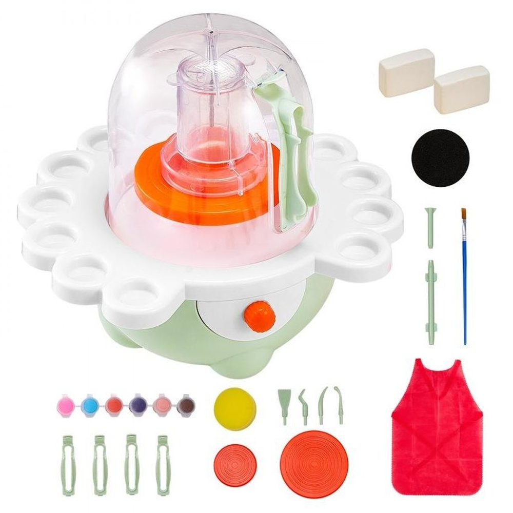 DIY Mini Pottery Wheel Electric Clay Wheel Kit with Tools