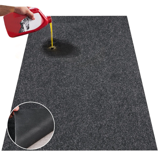 Garage Floor Mat 2.25 x 5.2M Heavy Duty Waterproof Garage Floor Mat Oil & Mud Protection